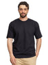 Black Over Size Round T-Shirt - Khotwh